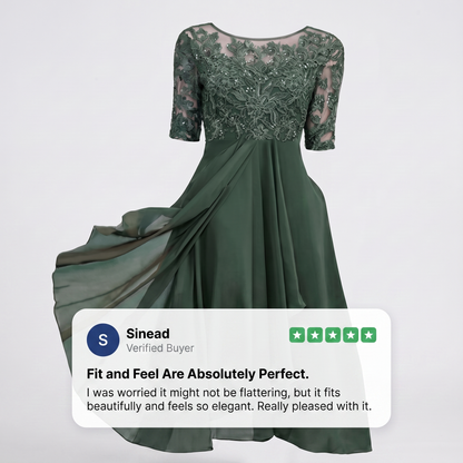 ELARA SOFT FLOW CHIFFON DRESS
