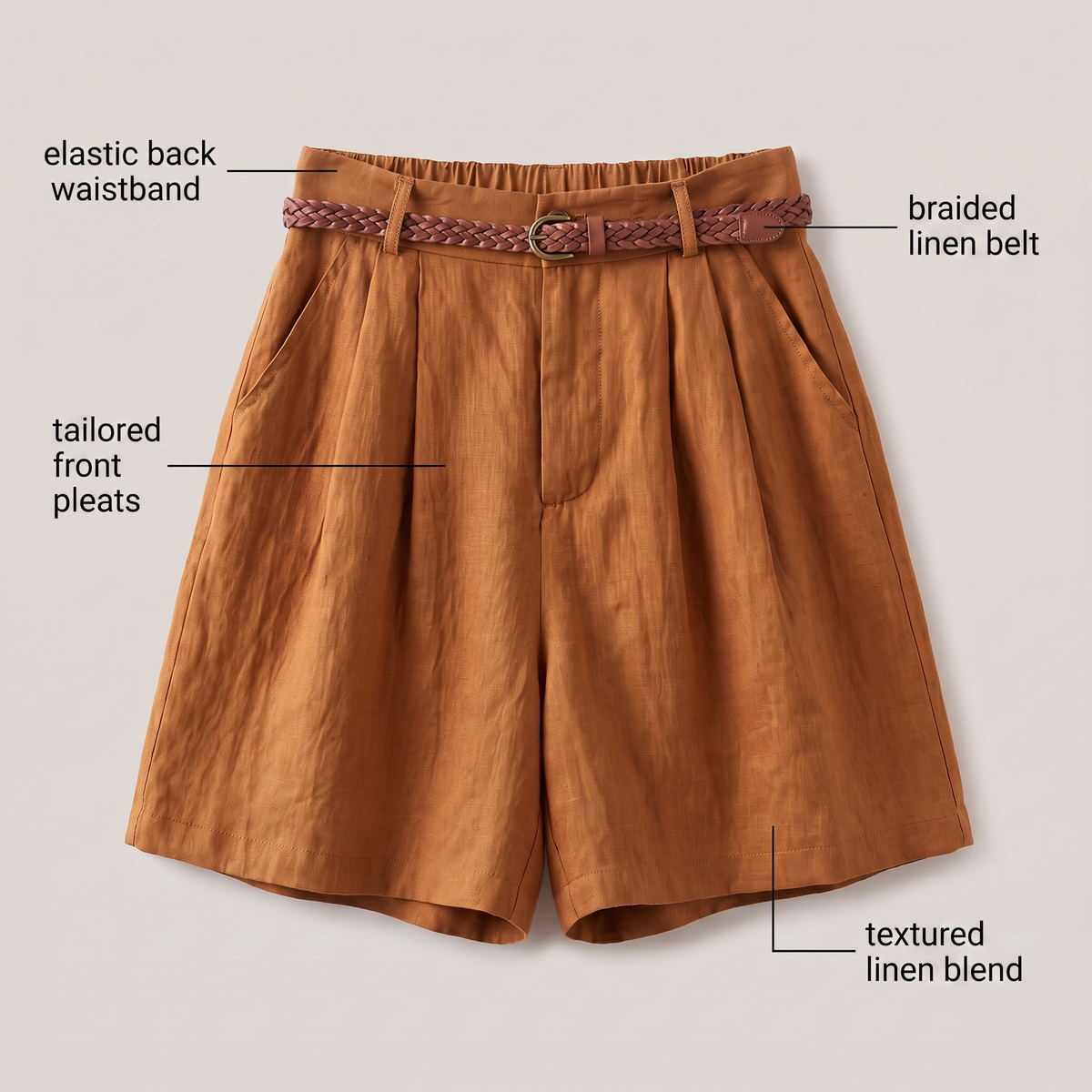 KAYLA LINEN SHORTS