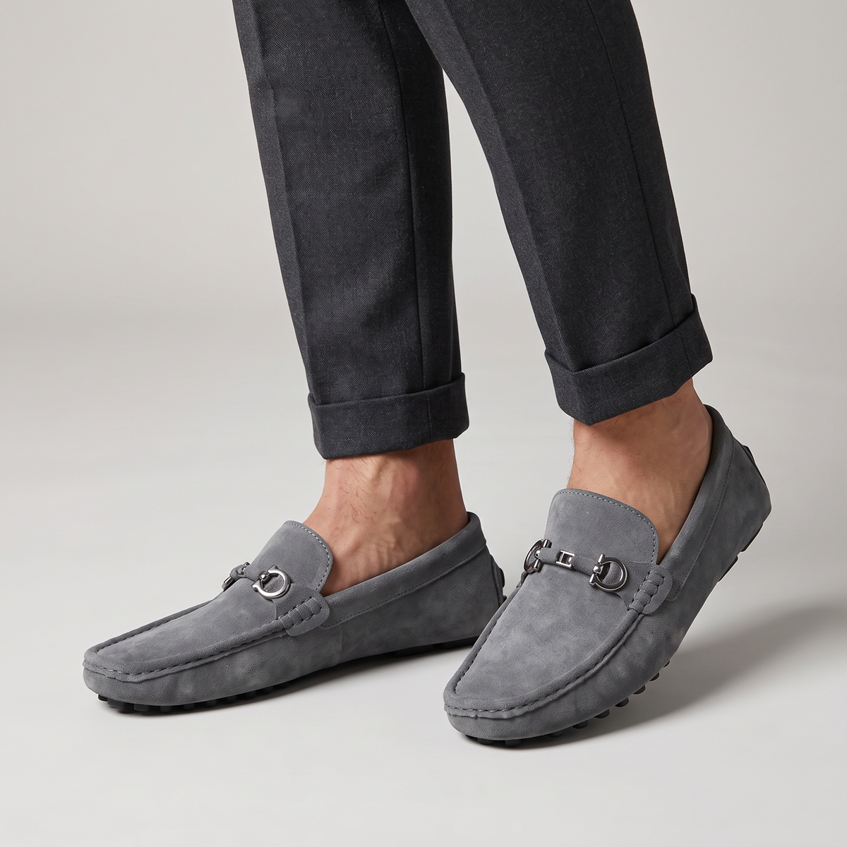 MONACO SUEDE LOAFERS