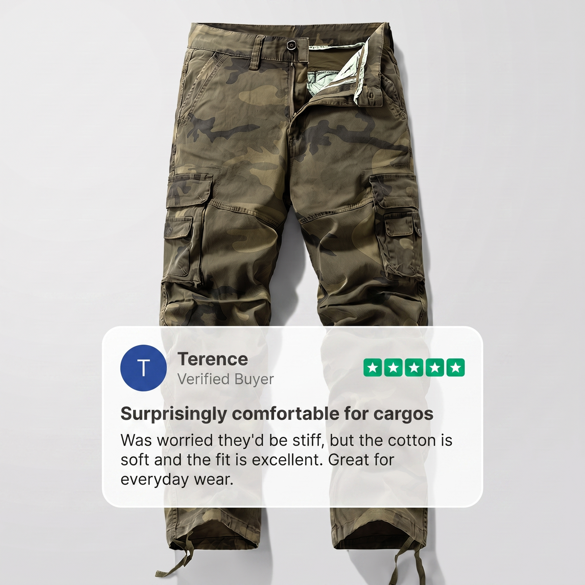 ZAYNE UTILITY CARGO TROUSERS