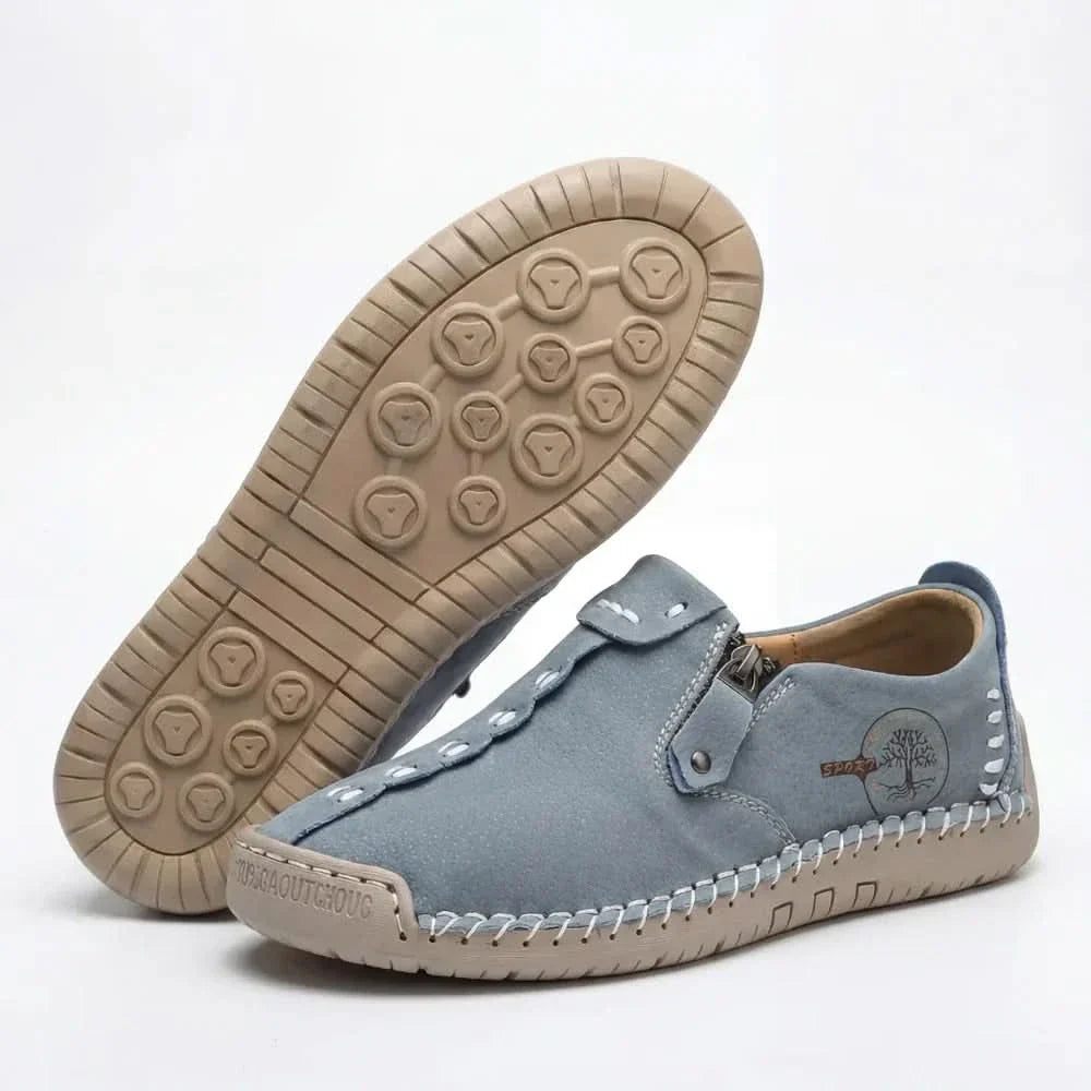 BURLEIGH EASY-ON ZIP LOAFERS