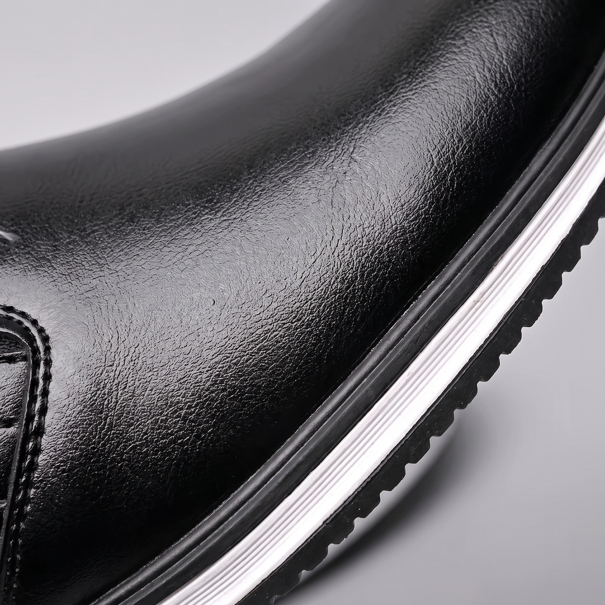 RUPERT SMART LEATHER TRAINERS