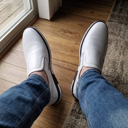RUPERT SMART LEATHER TRAINERS