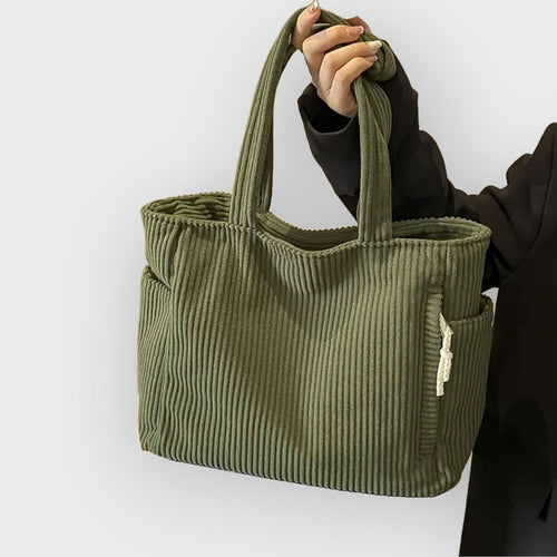 CAMILLE CORDUROY TOTE BAG