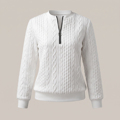AMY SWEATER WITH ZIPPER