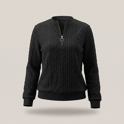AMY SWEATER WITH ZIPPER