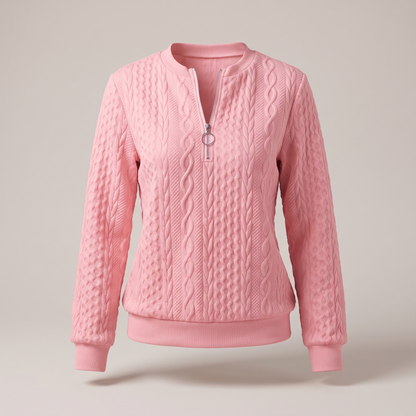 AMY SWEATER WITH ZIPPER