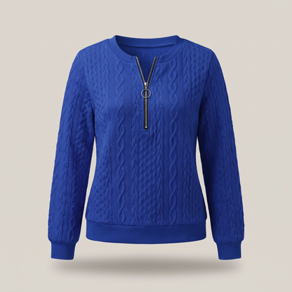 AMY SWEATER WITH ZIPPER