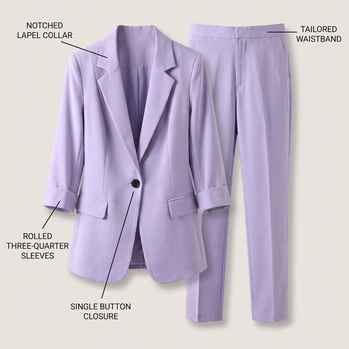 CHLOE BLAZER & TROUSER SET