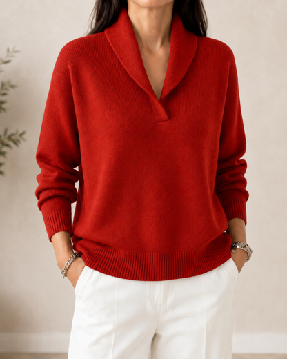 CLASSIC V-NECK KNIT JUMPER
