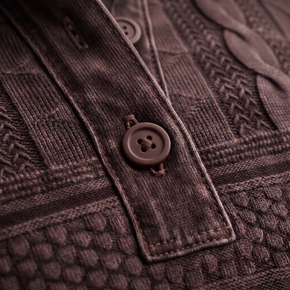 NIVELLE MODERN HALF-BUTTON SWEATER