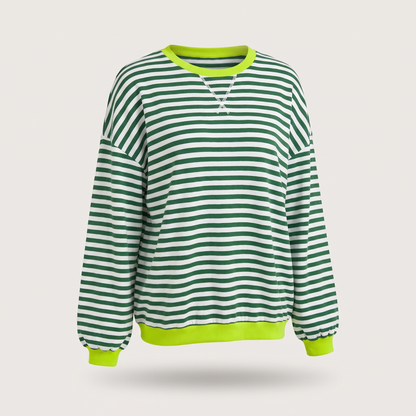 ELARA STRIPED PULLOVER