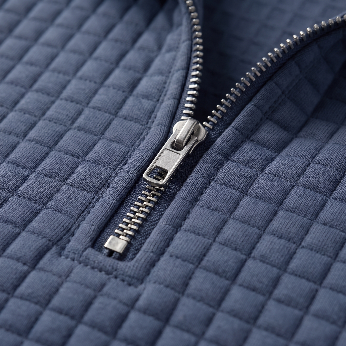 ROSALIE TEXTURED ZIP SWEATER