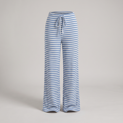 WINNIE RELAXED WIDE-LEG PYJAMA TROUSERS