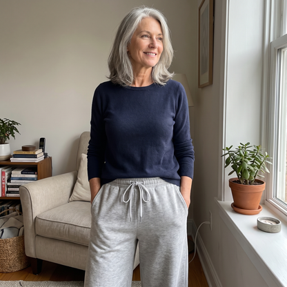 WINNIE RELAXED WIDE-LEG PYJAMA TROUSERS