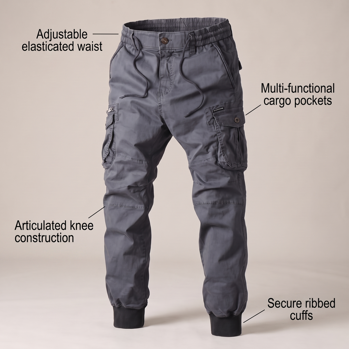 RIVINGTON UTILITY CARGO TROUSERS