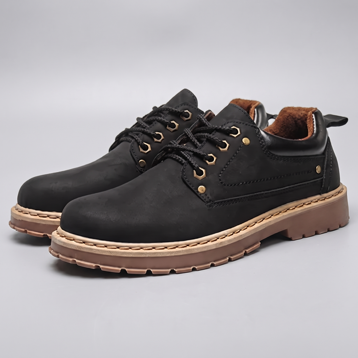 BRAMWELL RETRO LEATHER BOOTS