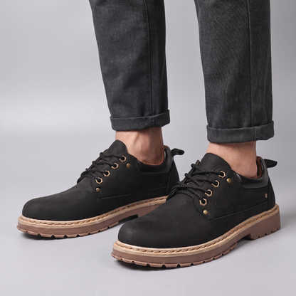 BRAMWELL RETRO LEATHER BOOTS