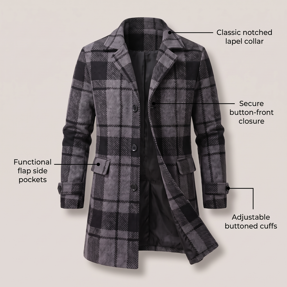 EVERLEIGH REFINED AUTUMN TRENCH