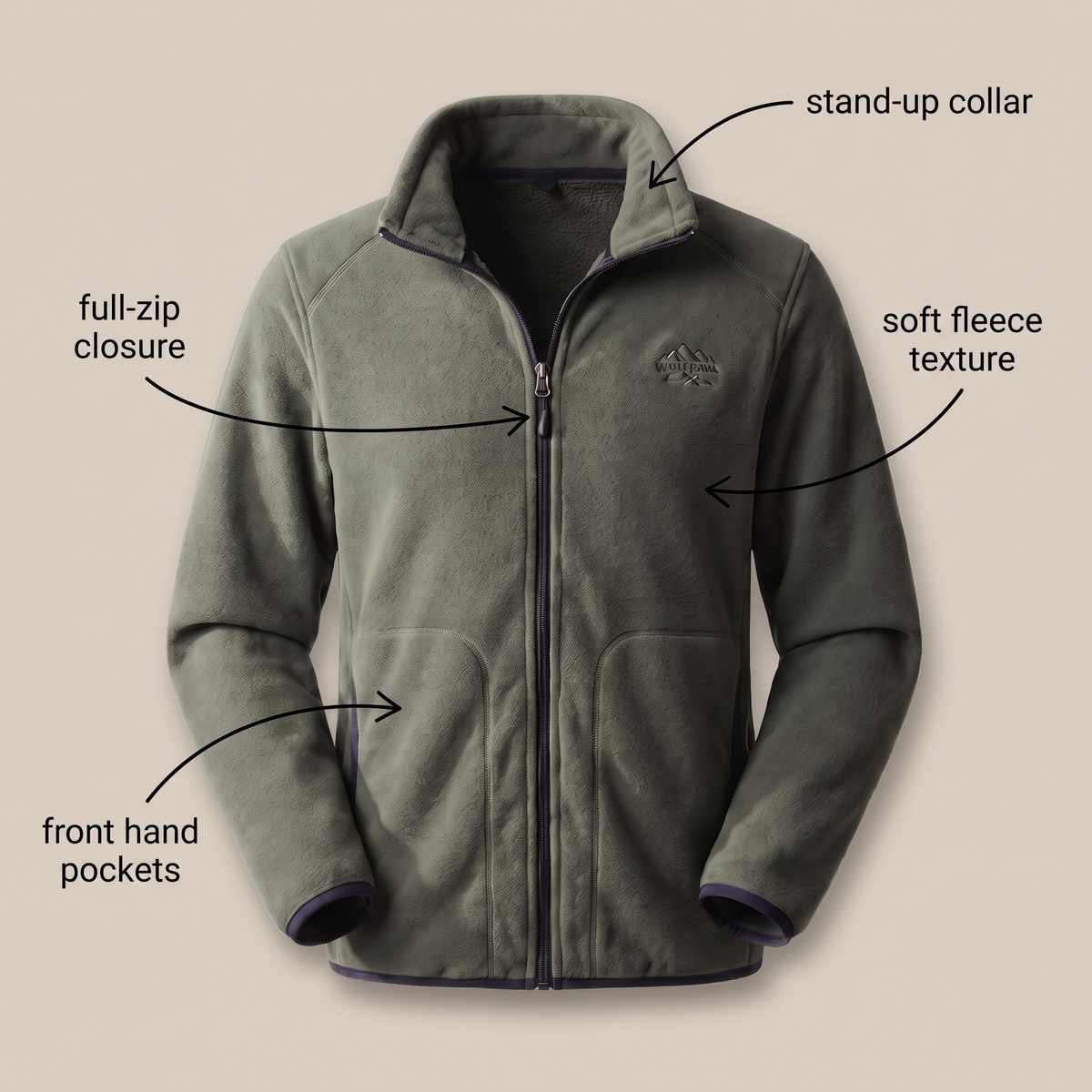 BRIARWOOD FLEECE ZIP JACKET