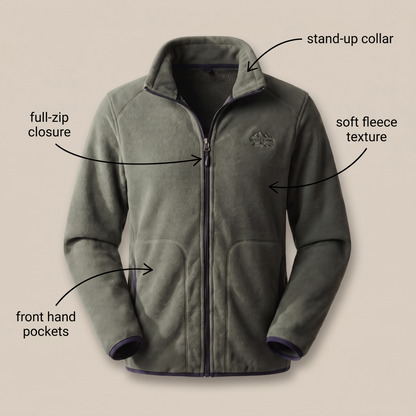 BRIARWOOD FLEECE ZIP JACKET