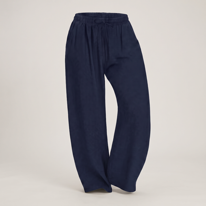 FREYA HIGH-WAIST WIDE-LEG TROUSERS