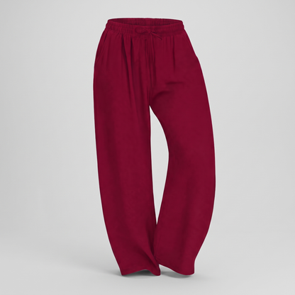 FREYA HIGH-WAIST WIDE-LEG TROUSERS