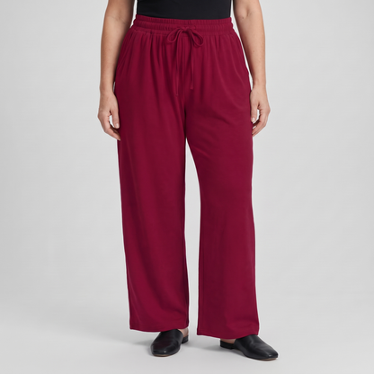 FREYA HIGH-WAIST WIDE-LEG TROUSERS