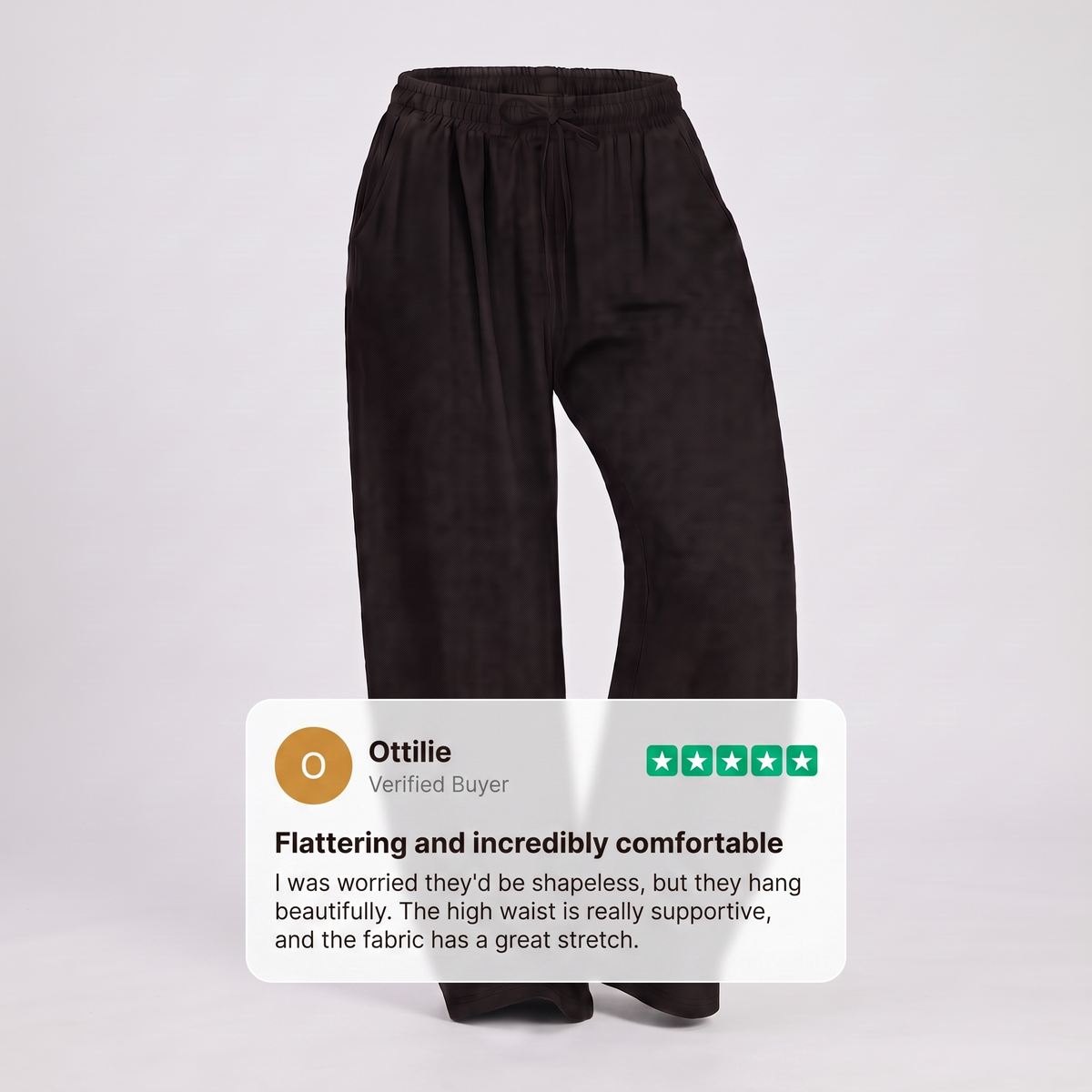 FREYA HIGH-WAIST WIDE-LEG TROUSERS