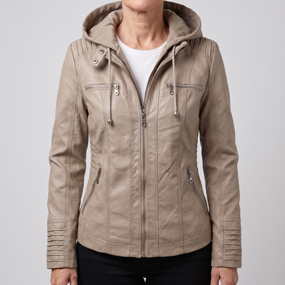 GENEVIEVE FAUX SUEDE JACKET