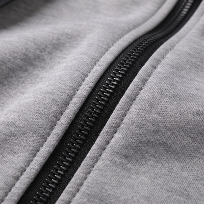 CASUAL LUXE HOODED SWEATSHIRT COAT