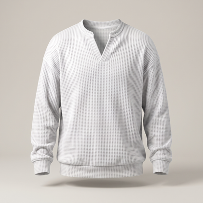 COSY LAYER WAFFLE TOP