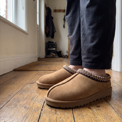 COSY FUR LINED WINTER SLIPPERS
