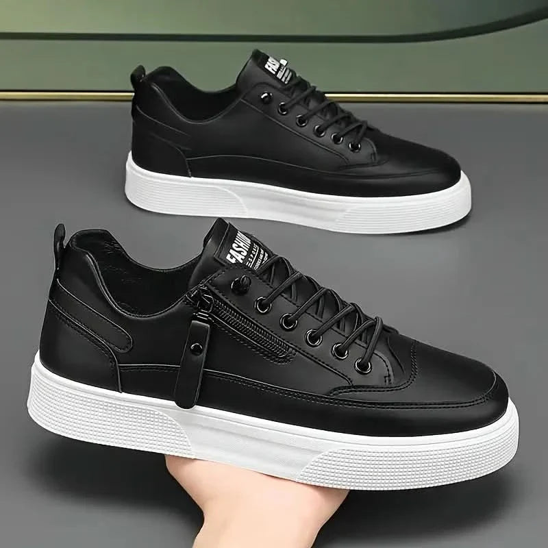 SORRENTO LEATHER TRAINERS