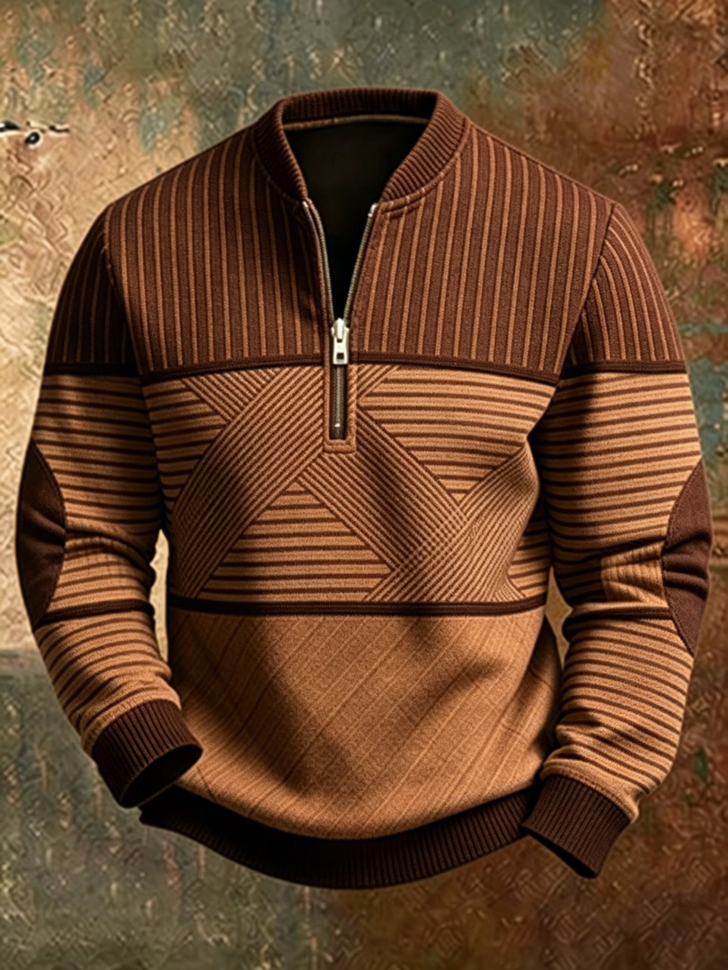 CLASSIC LAYER HALF ZIP SWEATER