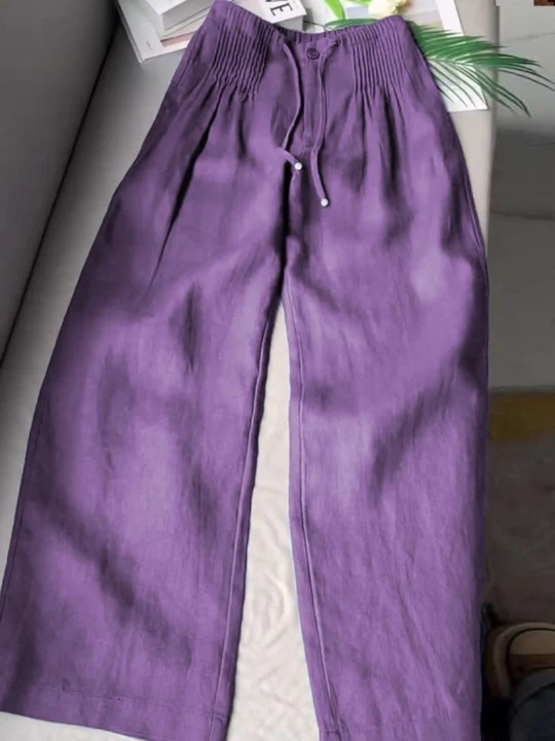 VELORIA RELAXED WIDE-LEG TROUSERS