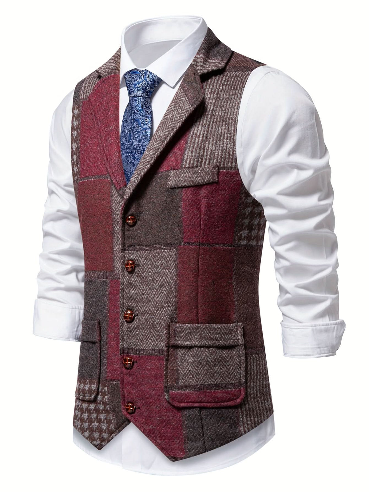 CALDWELL HERRINGBONE VEST