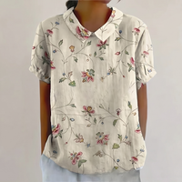 White Floral Print
