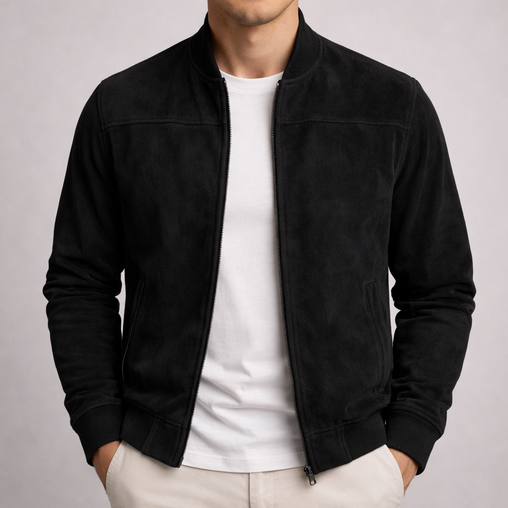 HARRISON SUEDE BOMBER