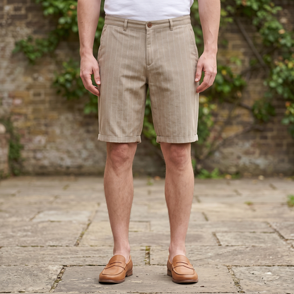 BROMLEY COTTON-LINEN SHORTS