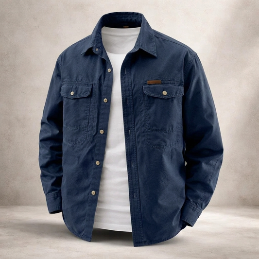 ROTHERFIELD COTTON OVERSHIRT