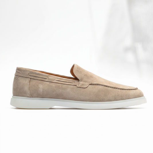 CHELTENHAM BEIGE SUEDE LOAFERS