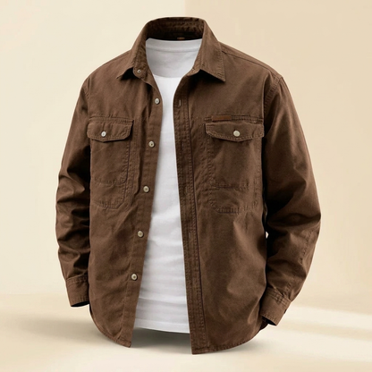 ROTHERFIELD COTTON OVERSHIRT