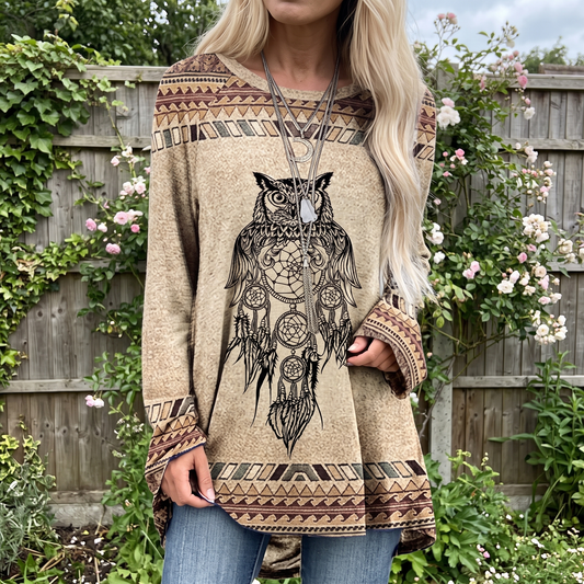 TAWNYBROOK WESTERN ANIMAL PRINT TOP