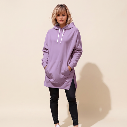 AVELMERE SOFT-FLEECE HOODIE DRESS