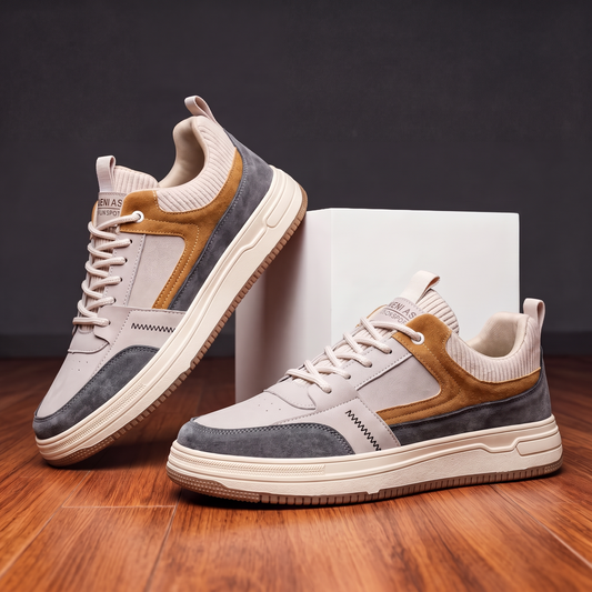 KINROSS PANELLED SUEDE TRAINERS