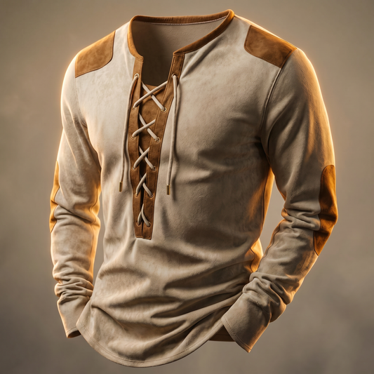 RAVENSHAW VINTAGE LACE-UP SHIRT