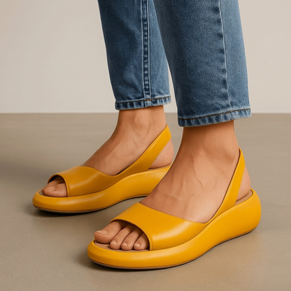 SELBOURNE SOFT-STEP WEDGE SANDALS