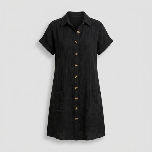 AVENLEIGH BUTTONED SHIRT DRESS