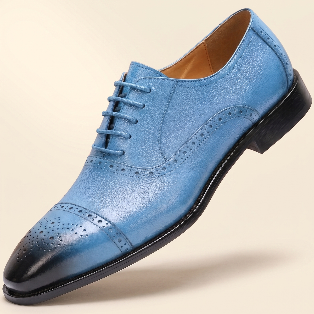 HUXLEY PREMIUM LEATHER LACE-UPS